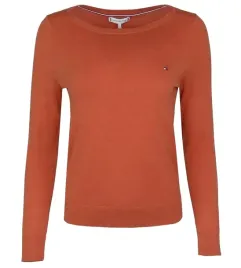 tommy-hilfiger-sweter-damski-ceglasty-s