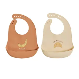 sliniak-silikonowy-z-kieszonka-zestaw-2-szt-oyoy-regulowany-na-guziki