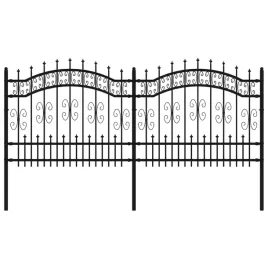vidaxl-ogrodzenie-ogrodowe-z-wlocznia-czarne-240x100-cm-stal-malowana-pr