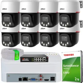 zestaw-monitoringu-dahua-8-kamer-sd2c400na-b-pv-pro-ptz-4mpx-dahua-wizcolor