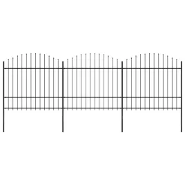 vidaxl-panele-ogrodzeniowe-z-grotami-stal-15-175-x-51-m-czarne