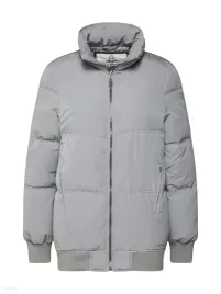 damska-szara-kurtka-puchowa-basic-do-bioder-s-fcr
