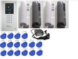 domofon-elprod-4-rodzinny-rfid-kody-breloki-2-zyly-4x-unifon-szary-zasilacz