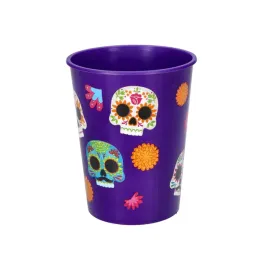 kubek-kubeczek-plastikowy-z-czaszkami-muertos-fioletowy-halloween-11cm