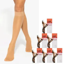 podkolanowki-bezuciskowe-gatta-stretch-uni-6-pack-12-par-kolor-golden