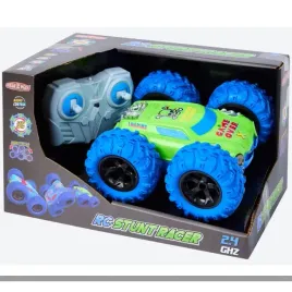 zdalnie-sterowany-samochod-gear-2-play-rc-stunt-racer-niebiesko-zielony
