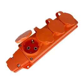 horoz-gniazdo-przenosne-gumowe-poczworne-schuko-pomarancz-hermetyczne-ip54