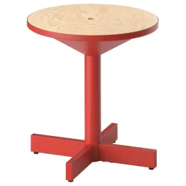 ikea-grimsarbo-stolik-sklejka-sosnowa-jaskrawoczerwony