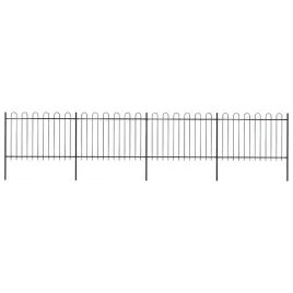 vidaxl-ogrodzenie-z-zaokraglonymi-koncami-stalowe-68x12-m-czarne