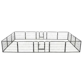 vidaxl-kojec-dla-psow-16-paneli-stalowy-60-x-80-cm-czarny