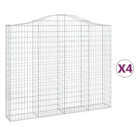 vidaxl-kosze-gabionowe-4-szt-200x30x160-180-cm-galwanizowane-zelazo