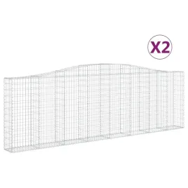 vidaxl-kosze-gabionowe-2-szt-400x30x120-140-cm-galwanizowane-zelazo