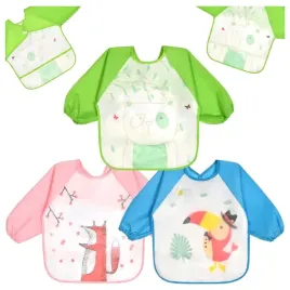 3szt-sliniaczki-dla-dzieci-z-rekawami-miekkie-chlonne-sliniaki-sliniak