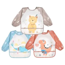 3szt-sliniaczki-dla-dzieci-z-rekawami-miekkie-chlonne-sliniaki-sliniak