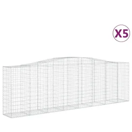 vidaxl-kosze-gabionowe-5-szt-400x50x120-140-cm-galwanizowane-zelazo