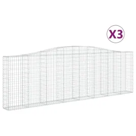vidaxl-kosze-gabionowe-3-szt-400x30x120-140-cm-galwanizowane-zelazo