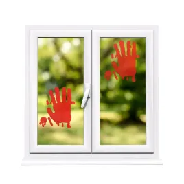 zelowa-krwawa-reka-dlon-dekoracja-halloweenowa