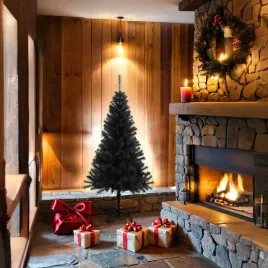 vidaxl-sztuczna-choinka-ze-stojakiem-czarna-150-cm-pvc