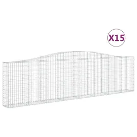 vidaxl-kosze-gabionowe-15-szt-400x30x100-120cm-galwanizowane-zelazo