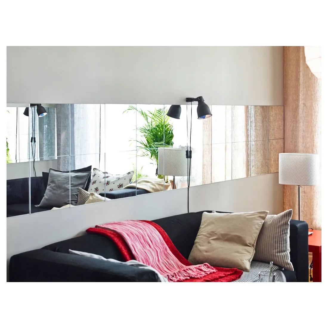 ikea-blodlonn-lustro-scienne-kwadrat-30x30-cm