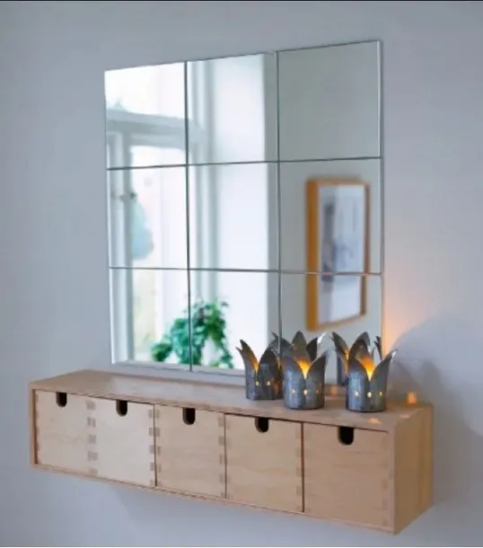 ikea-blodlonn-lustro-scienne-kwadrat-30x30-cm-ksztalt-kwadrat