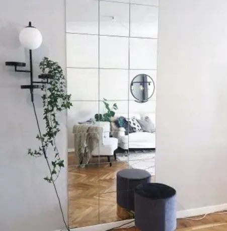 ikea-blodlonn-lustro-scienne-kwadrat-30x30-cm