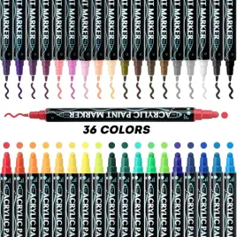 markery-akrylowe-zestaw-36-szt-pisaki-flamastry-mazaki-wodoodporne-z-farba