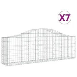 vidaxl-kosze-gabionowe-7-szt-200x30x60-80-cm-galwanizowane-zelazo