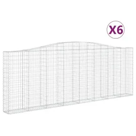 vidaxl-kosze-gabionowe-6-szt-400x30x140-160-cm-galwanizowane-zelazo