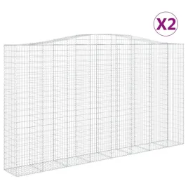 vidaxl-kosze-gabionowe-2-szt-400x50x220-240-cm-galwanizowane-zelazo