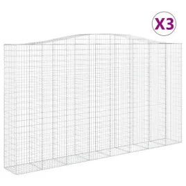 vidaxl-kosze-gabionowe-3-szt-400x50x220-240-cm-galwanizowane-zelazo