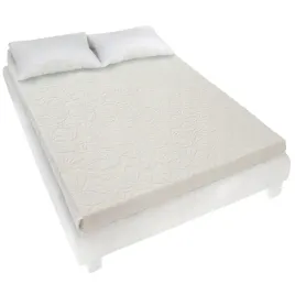 przescieradlo-frotte-ecru-bez-gumki-modny-tloczony-wzor-kwiaty-150x205