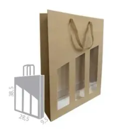 elegancka-torba-na-wino-3-butelki-brazowa-z-okienkiem