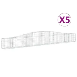 vidaxl-kosze-gabionowe-5-szt-400x30x40-60-cm-galwanizowane-zelazo