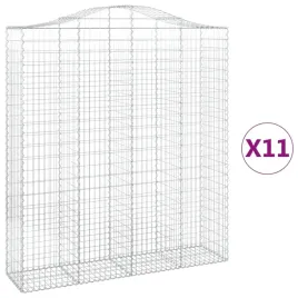 vidaxl-kosze-gabionowe-11-szt-200x50x220-240cm-galwanizowane-zelazo