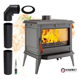 piec-wolnostojacy-zeliwny-kawmet-premium-koza-prometeus-s11-eco-maly-zestaw