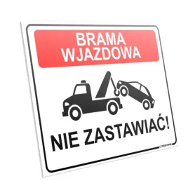 tablica-brama-wjazdowa-nie-zastawiac-40x30-cm-pcv-tabliczka-informacyjna