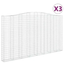 vidaxl-kosze-gabionowe-3-szt-400x30x220-240-cm-galwanizowane-zelazo
