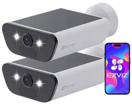 dwie-kamery-wifi-ezviz-cb5-4k-z-wbudowanym-panelem-solarnym-bezprzewodowa