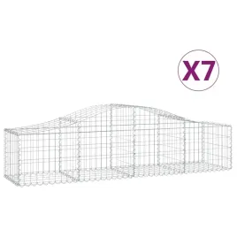 vidaxl-kosze-gabionowe-7-szt-200x50x40-60-cm-galwanizowane-zelazo