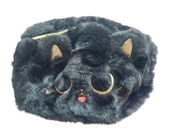 astra-fluffy-kitty-black-piornik-saszetka-kosmetyczka
