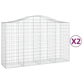 vidaxl-kosze-gabionowe-2-szt-200x50x120-140-cm-galwanizowane-zelazo