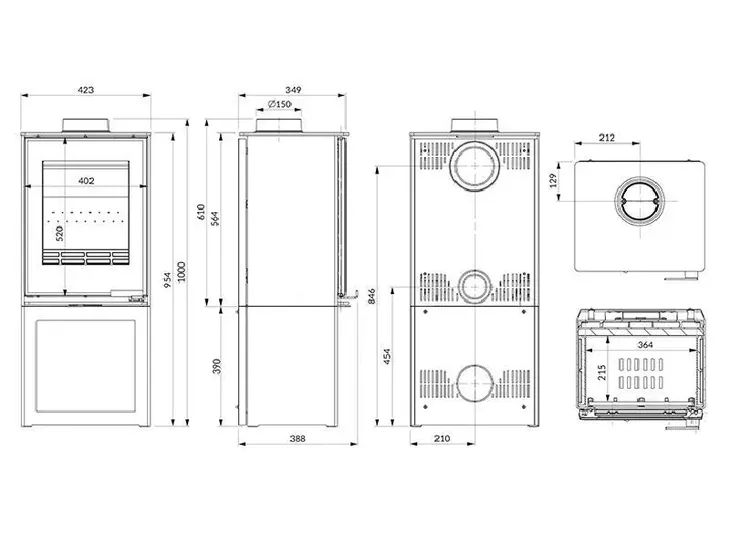 piec-wolnostojacy-kawmet-harita-s15v-s-box-decor-eco-zestaw-rur-glebokosc-39-cm