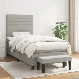 vidaxl-lozko-kontynentalne-z-materacem-jasnoszare-tkanina-90x190-cm
