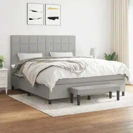 vidaxl-lozko-kontynentalne-z-materacem-jasnoszare-tkanina-180x200cm