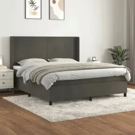 vidaxl-lozko-kontynentalne-z-materacem-ciemnoszare-180x200cm-aksamit