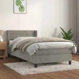 vidaxl-lozko-kontynentalne-z-materacem-jasnoszare-aksamit-90x200-cm