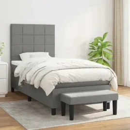 vidaxl-lozko-kontynentalne-z-materacem-ciemnoszara-tkanina-80x200-cm