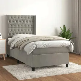 vidaxl-lozko-kontynentalne-z-materacem-jasnoszare-aksamit-80x200-cm