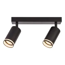 lampa-sufitowa-nowoczesna-czarna-listwa-reflektorki-2xgu10-10w-pipe-milagro